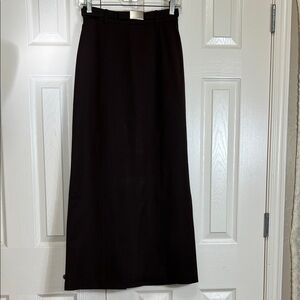 Vintage Harold’s  Brown Wool Women's Pencil Skirt With Belt Sz 4